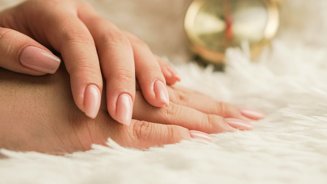 Woman's hands with a soft, natural manicure